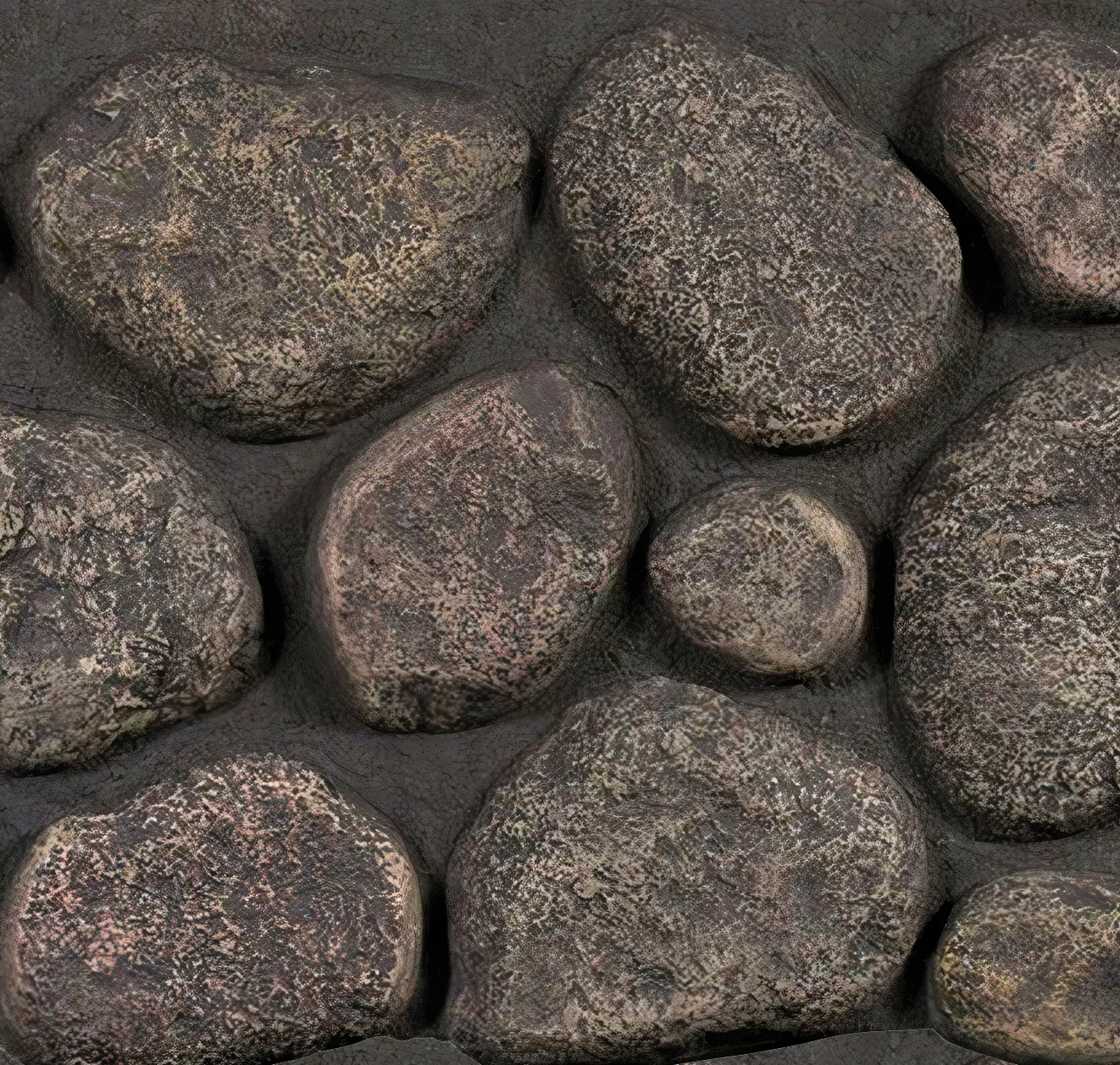 main sample image of Gray River Rock Giant Select Faux Wall Panels-Interlock