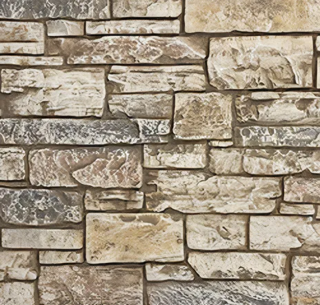 main sample image of Cream Frost Carolina Stone Faux Wall Panels-Interlock