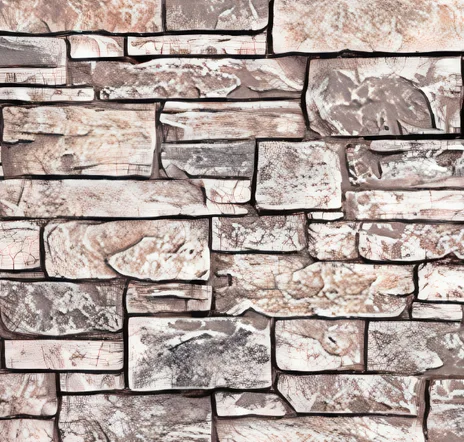 main sample image of Rose Frost Carolina Stone Faux Wall Panels-Interlock