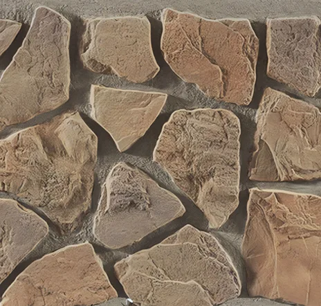 main sample image of Burnt Orange Rock Random Select Faux Wall Panels-Interlock
