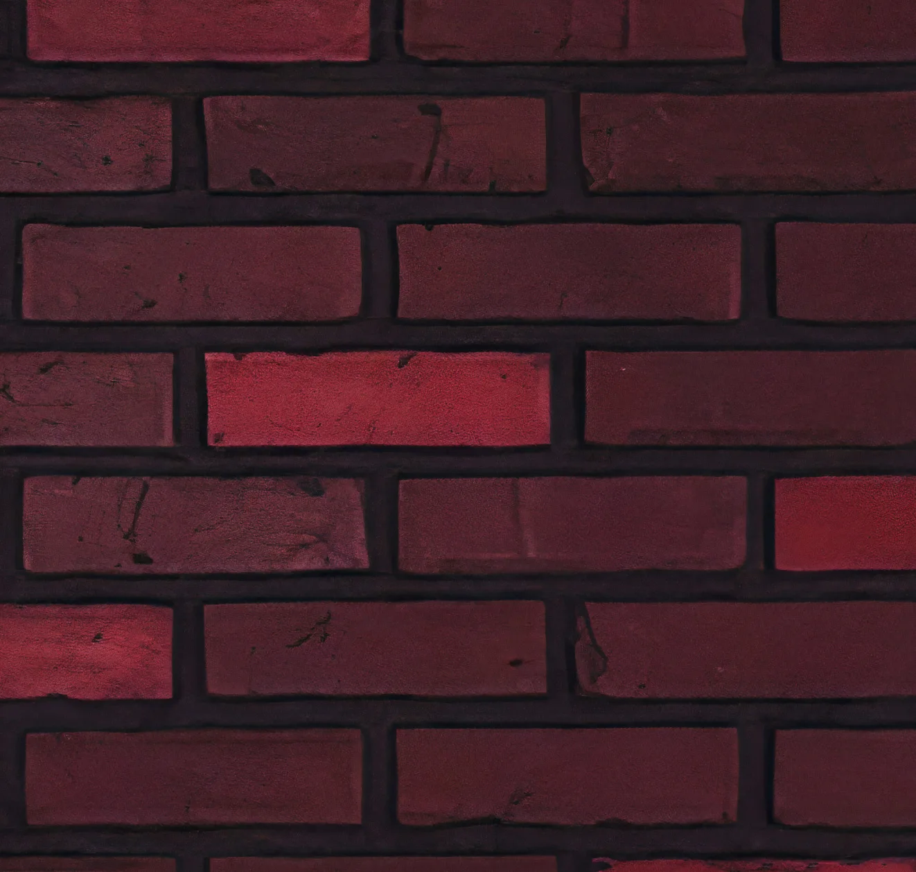 main sample image of Dark Red Dark Grout Historic Brick Faux Wall Panels-Interlock
