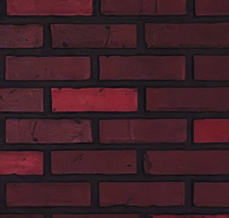 main sample image of Dark Red Dark Grout Historic Brick Faux Wall Panels-Interlock