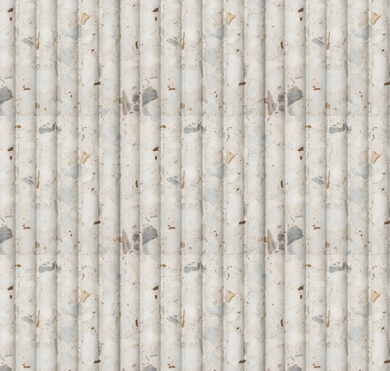 main sample image of Cashmere Terrazzo Renata Fluted Field Tile