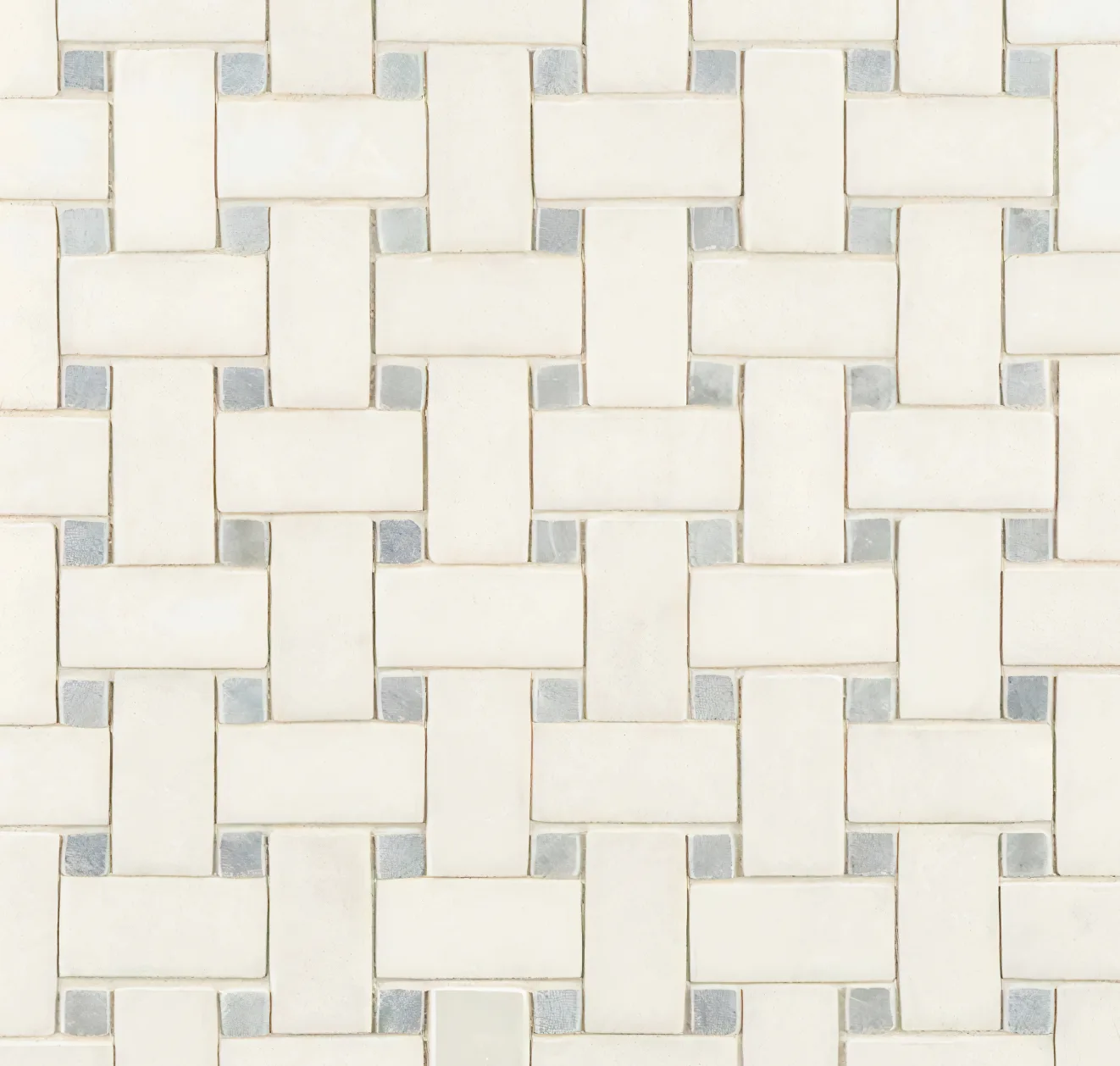 main sample image of White Blue Celeste Basketweave