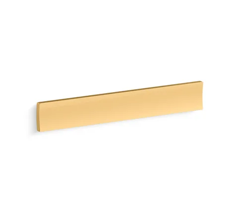 main sample image of Vibrant Brushed Moderne Brass Southerk® 3in Cabinet Pull