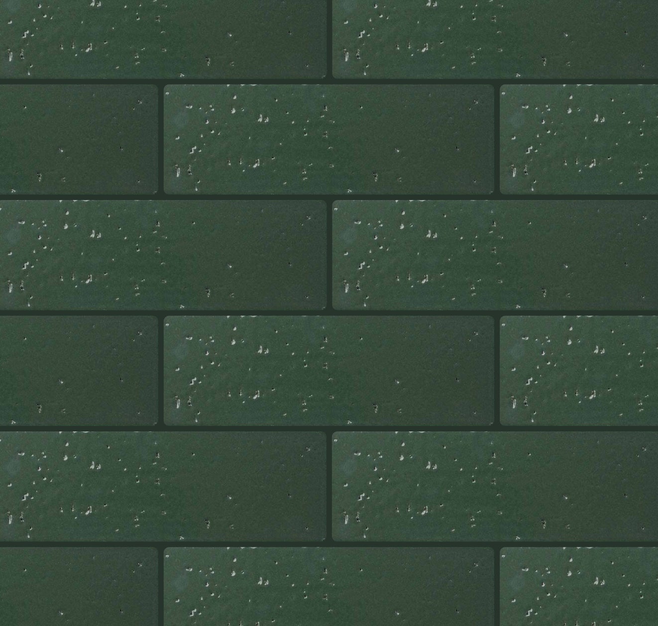 Fireclay Tile Flat Bricks Tile Sample by DesignShop in Cascade Gloss Ceramic Clay Size 4 in x 3 in
