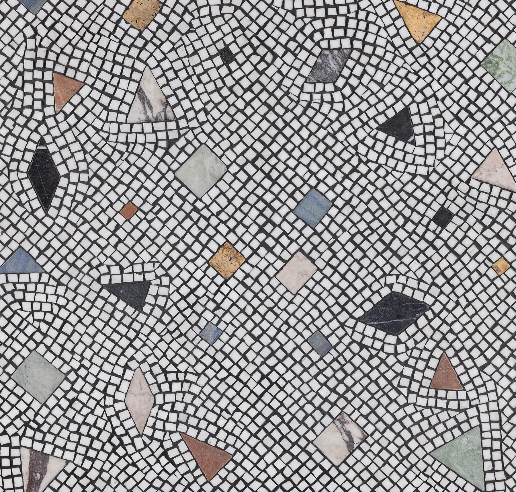 main sample image of Bianco Dolomiti Alison Rose Artifact Mosaic Tile