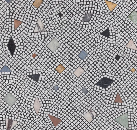 main sample image of Bianco Dolomiti Alison Rose Artifact Mosaic Tile