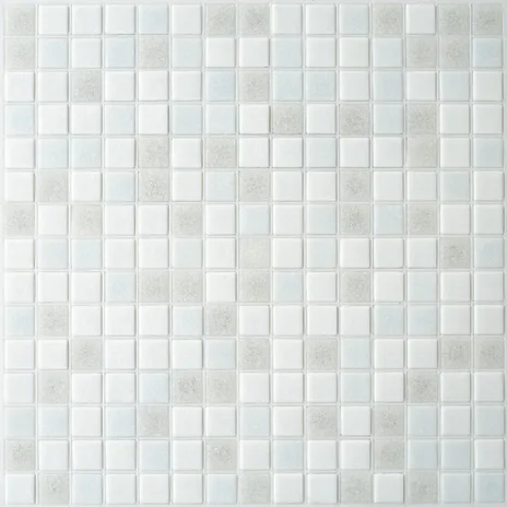 main sample image of White Linen Blend Brio Blend Glass Mosaic Tile