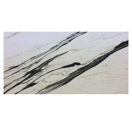main sample image of White Calacatta Black Marble Slabs 2CM / Lot T238A