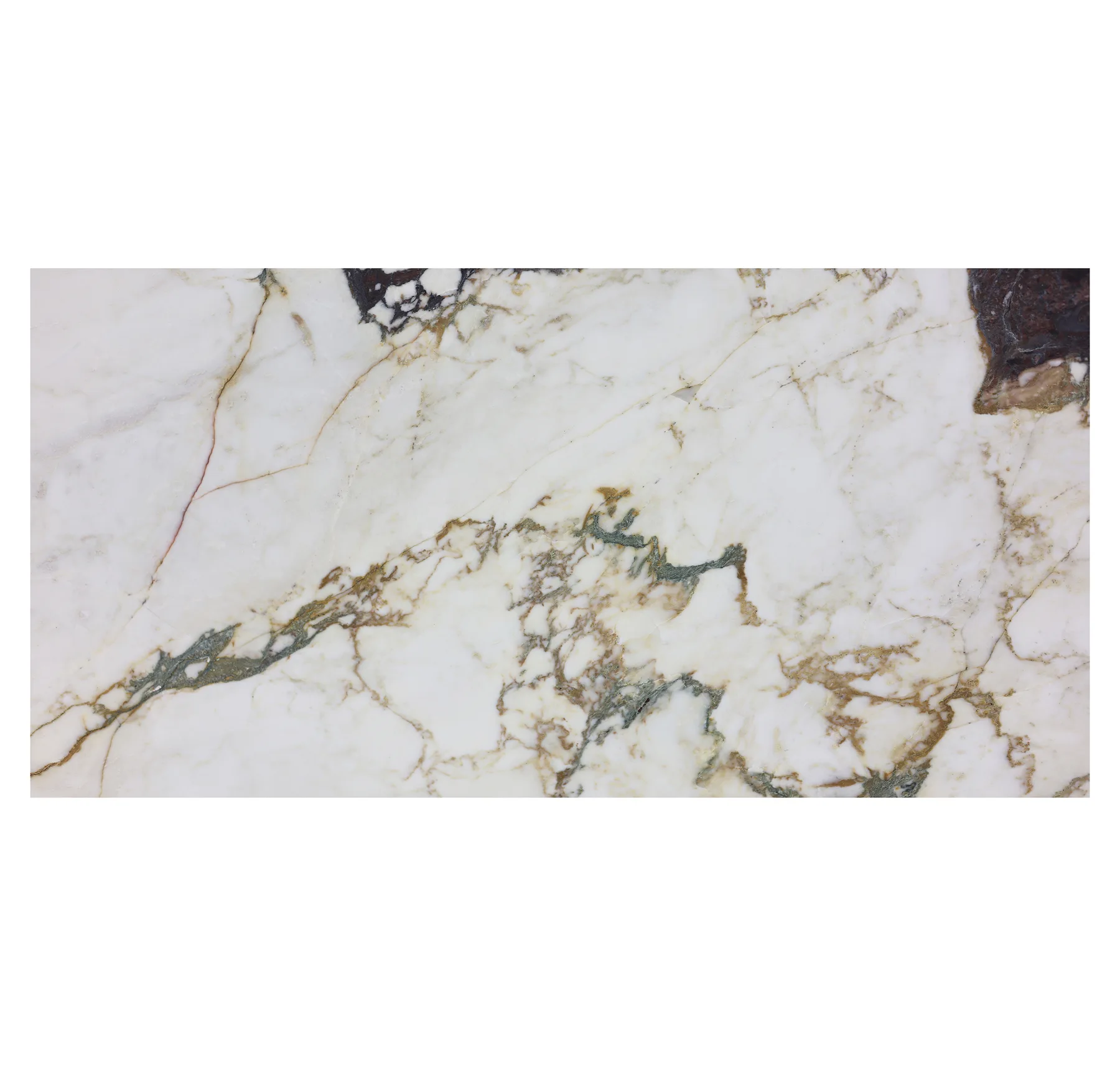 main sample image of White Calacatta Monet Marble Slabs 2CM / Lot 2716A