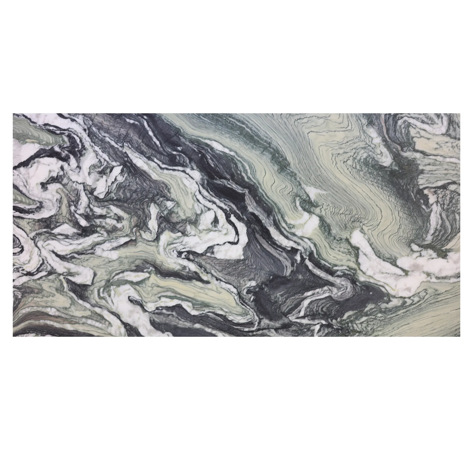 main sample image of Gray Luana Verde Marble Slabs 2CM / Lot 2716A