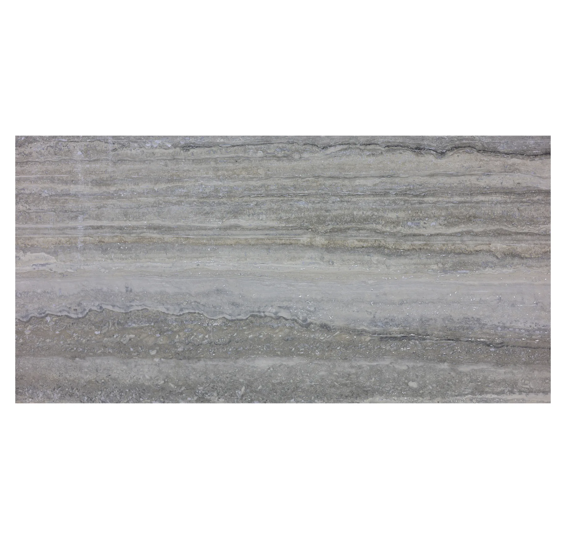 main sample image of Gray Ocean Travertine Marble Slabs 2CM / Lot T487A