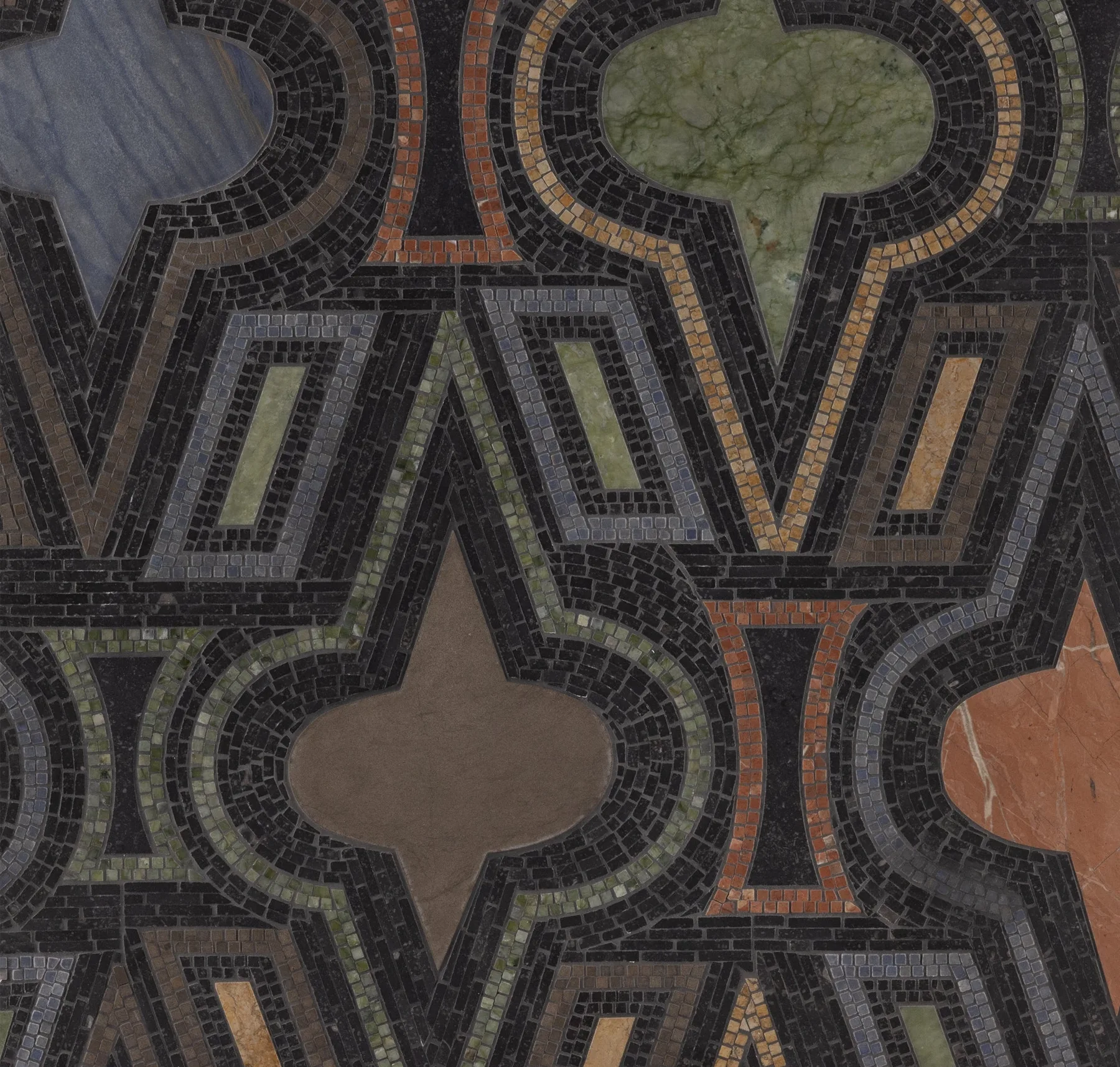 main sample image of Belgian Bluestone Casino Royale By Donghia Waterjet Mosaic Tile