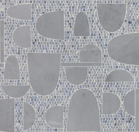 main sample image of Blue Decadence By Donghia Waterjet Mosaic Tile