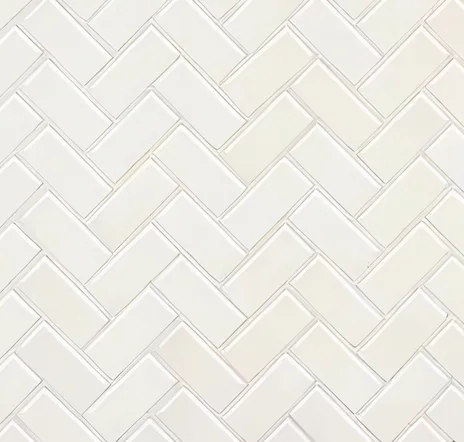 main sample image of Glossy White Canyon Lake Herringbone Mosaic by Studio McGee