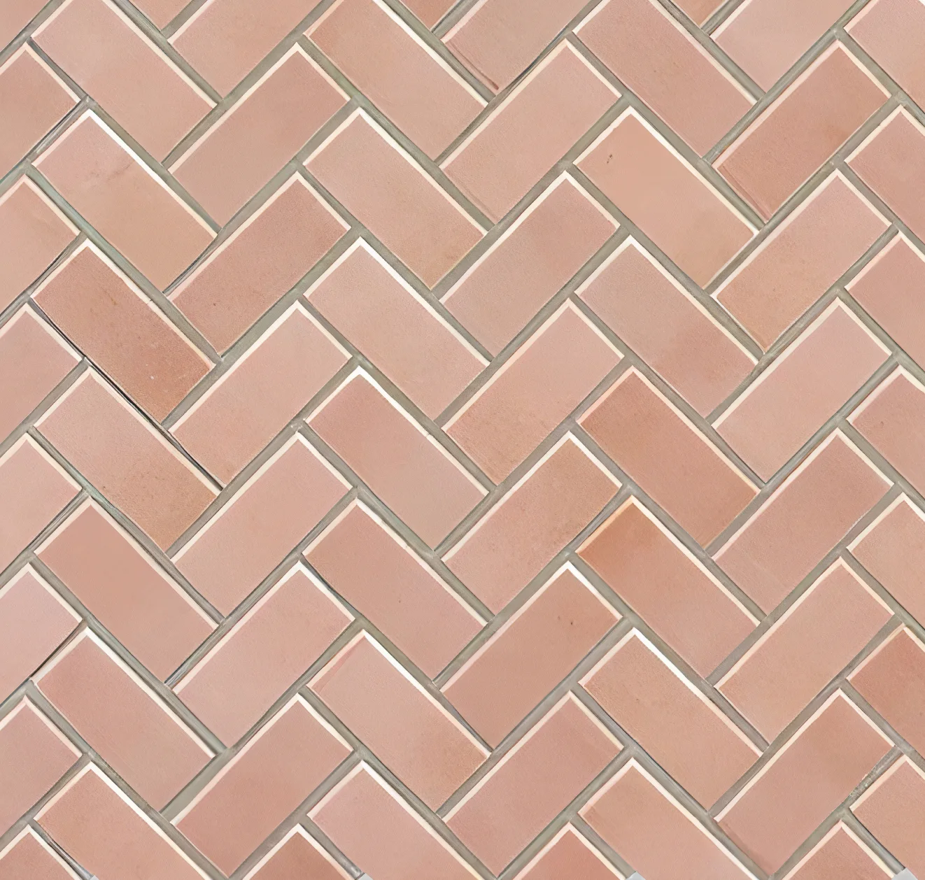 main sample image of Glossy Dusty Rose Canyon Lake Herringbone Mosaic by Studio McGee