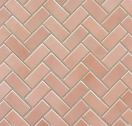 main sample image of Glossy Dusty Rose Canyon Lake Herringbone Mosaic by Studio McGee