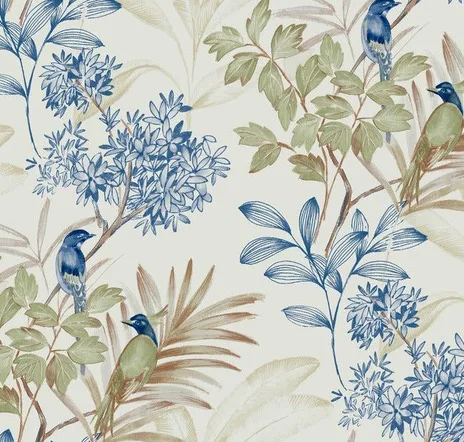 main sample image of Green & Blue Handpainted Songbird