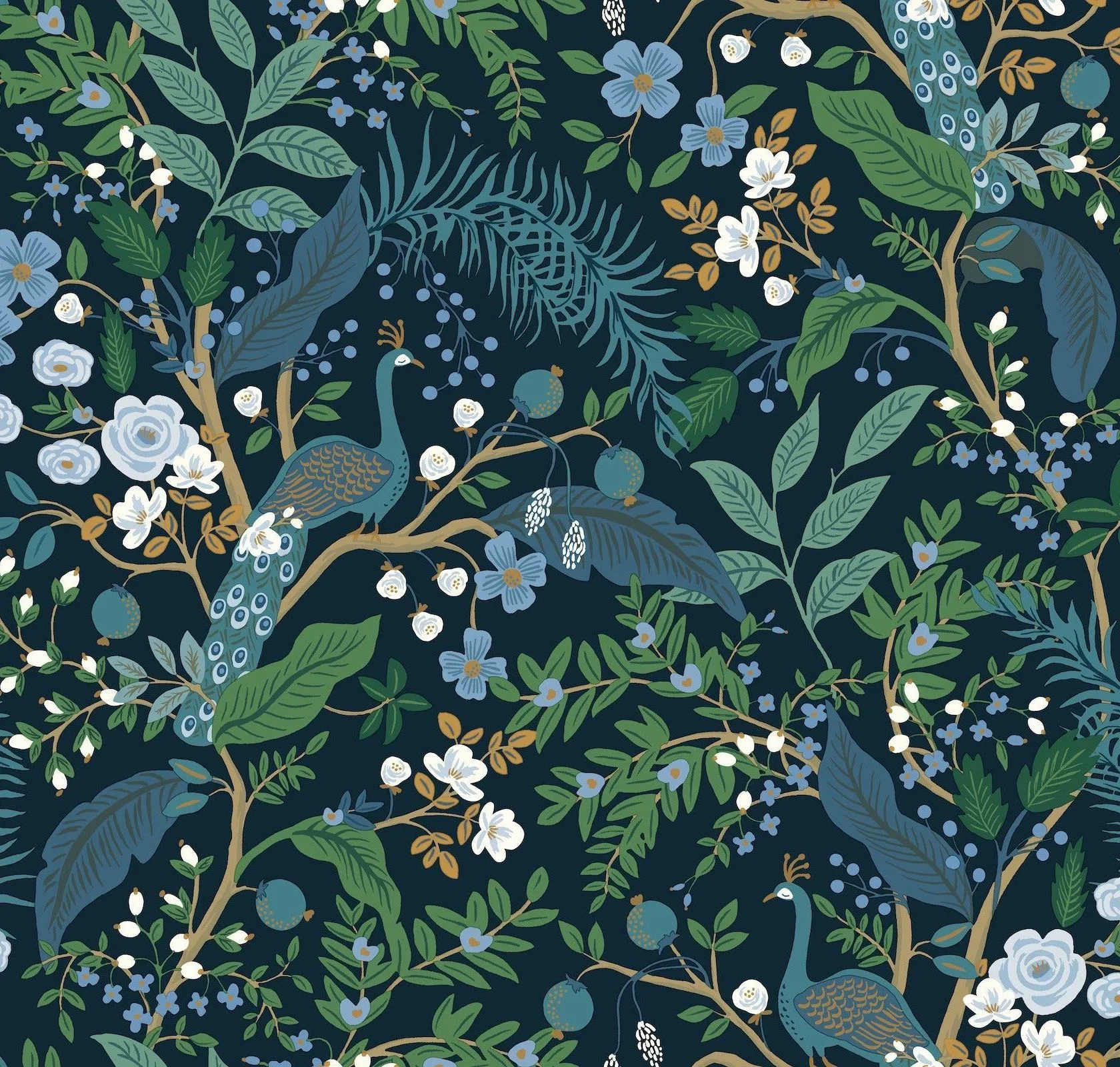 main sample image of Navy Peacock Garden